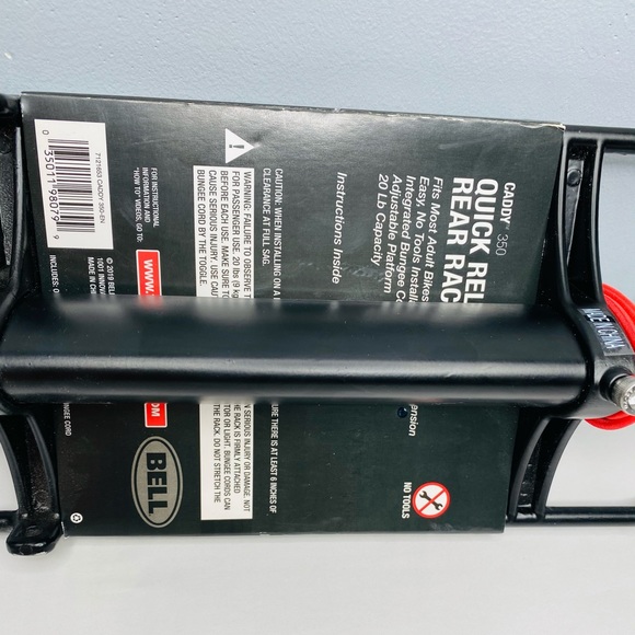 Bell Quick Release Rear Rack 20 lb Capacity - Picture 3 of 3